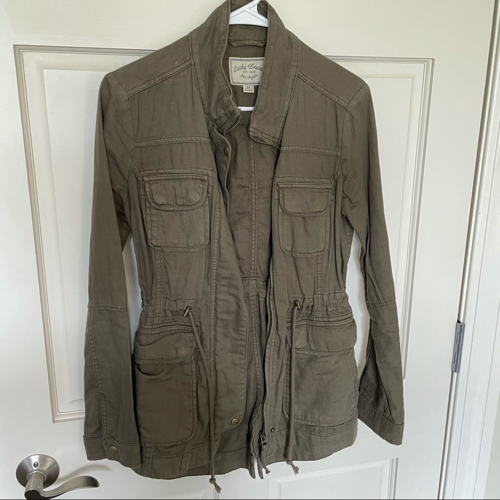 Lucky Brand Military Jacket Size XS
